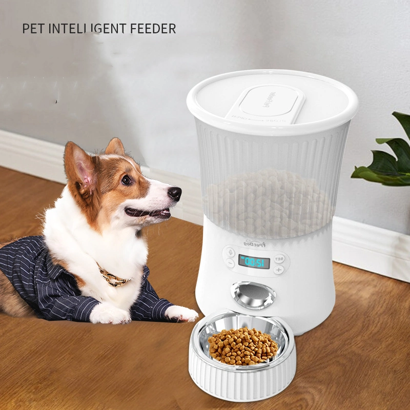 Automatic Wi-Fi Enabled Smart Pet Feeder Dog Food Dispenser for Cats and Dogs