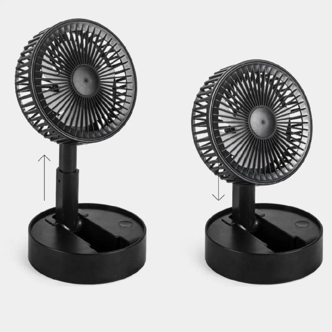 USB Charging Folding Portable Outdoor Mini Desktop Handheld Telescopic Fan