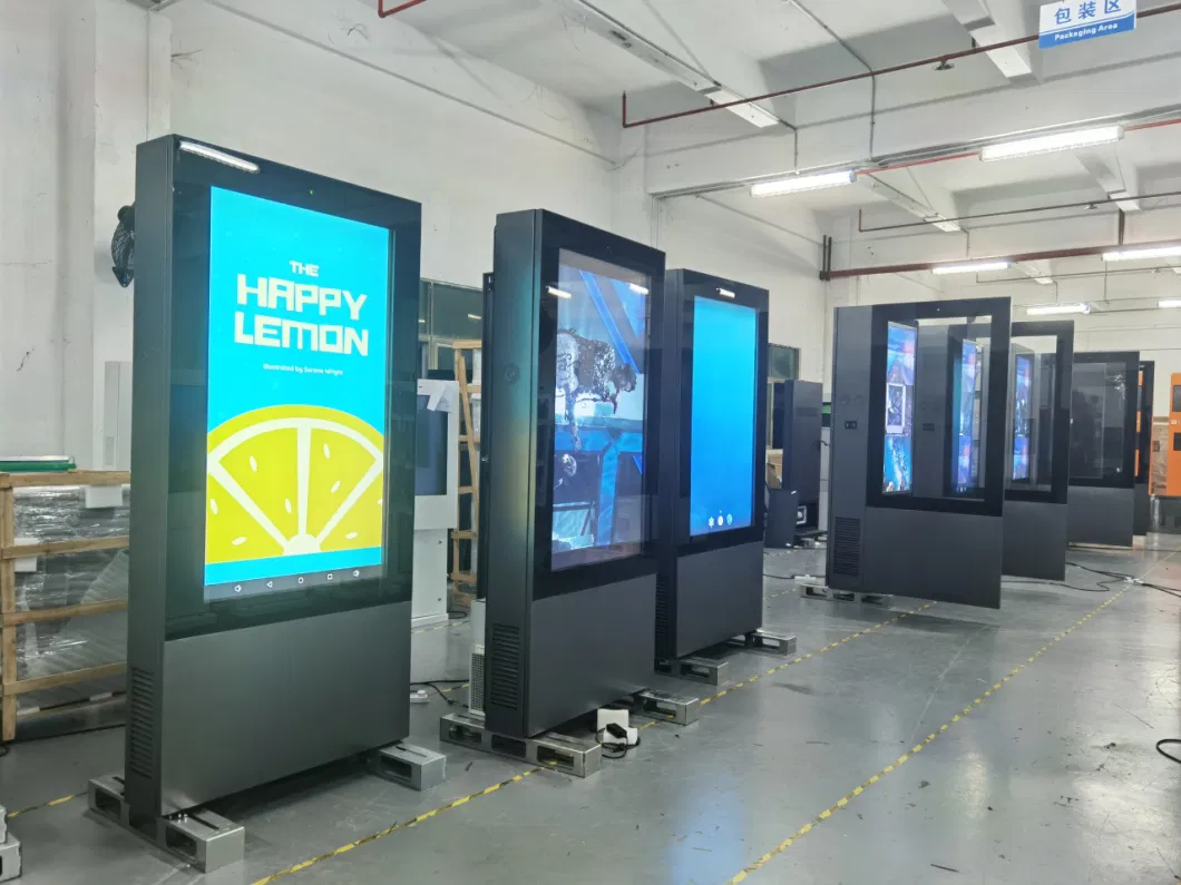 55inch 65inch 75inch 86inch Smart City Digital out of Home Kiosk Totem