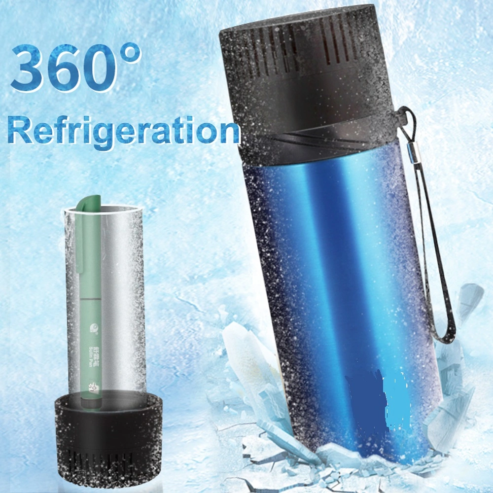 Insulin Refrigerated Box Portable Intelligent Refrigeration Cup Medicine Mini Portable USB Rechargeable Small Refrigerator