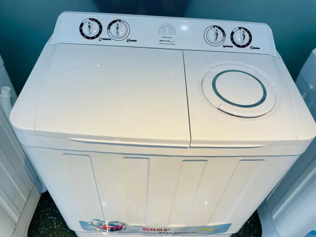 Xpb130-P-9 13kg Manufacturer OEM ODM Smart Plastic Twin Tub Semi-Automatic Aluminum/Copper Motor Drying Cleaning Washing Machine with Rust Proof Body