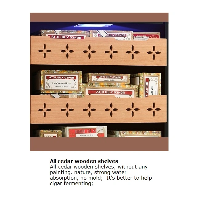 Commercial Cedar Drawers Electric Cigar Humidor