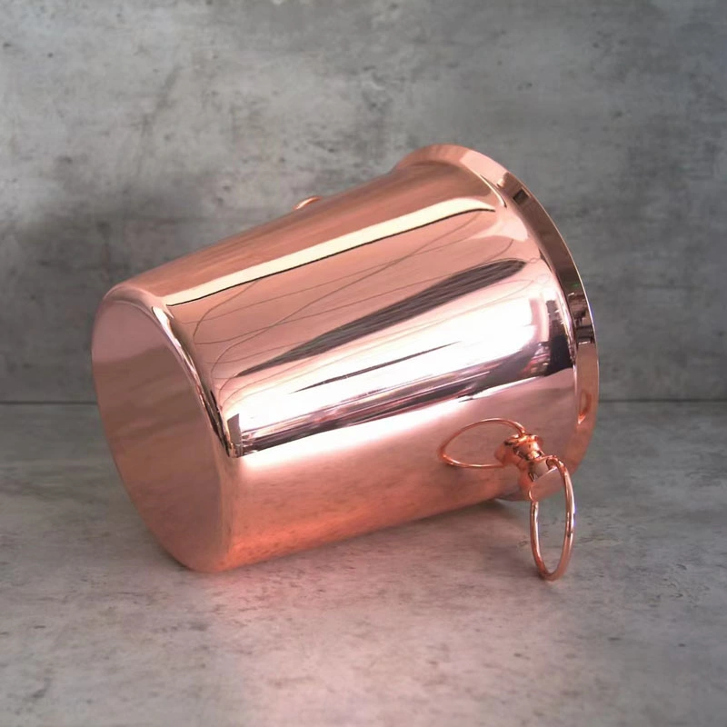 Rose Gold Stainless Steel Large Luxury Wine Champagne Chiller with Handle