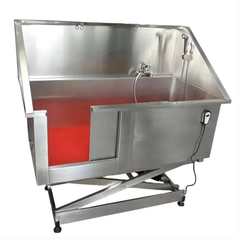 Veterinary Stainless Steel Pet Cat Electric Lifting Grooming Bathtub Automatic Dog Tub