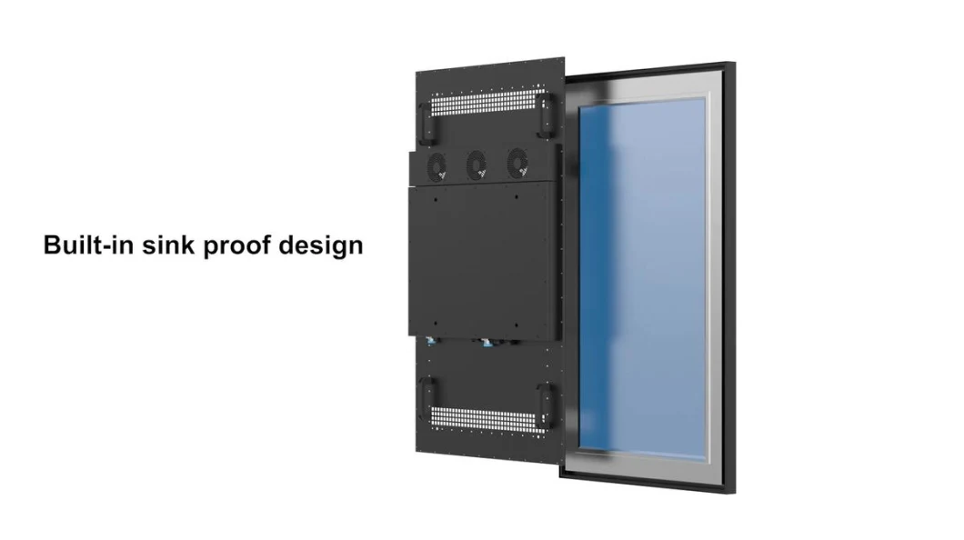55 Inch IP66 All Weather Proof Ultra-Thin Smart Intelligent Control Touch Screen Digital Signage Display