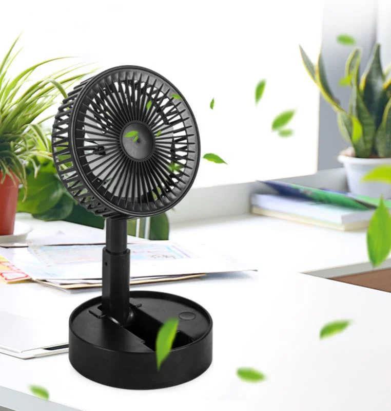 USB Charging Folding Portable Outdoor Mini Desktop Handheld Telescopic Fan