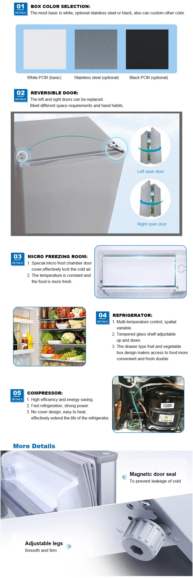 Mini Fridge Skincare 268L Beauty Cosmetic Refrigerator