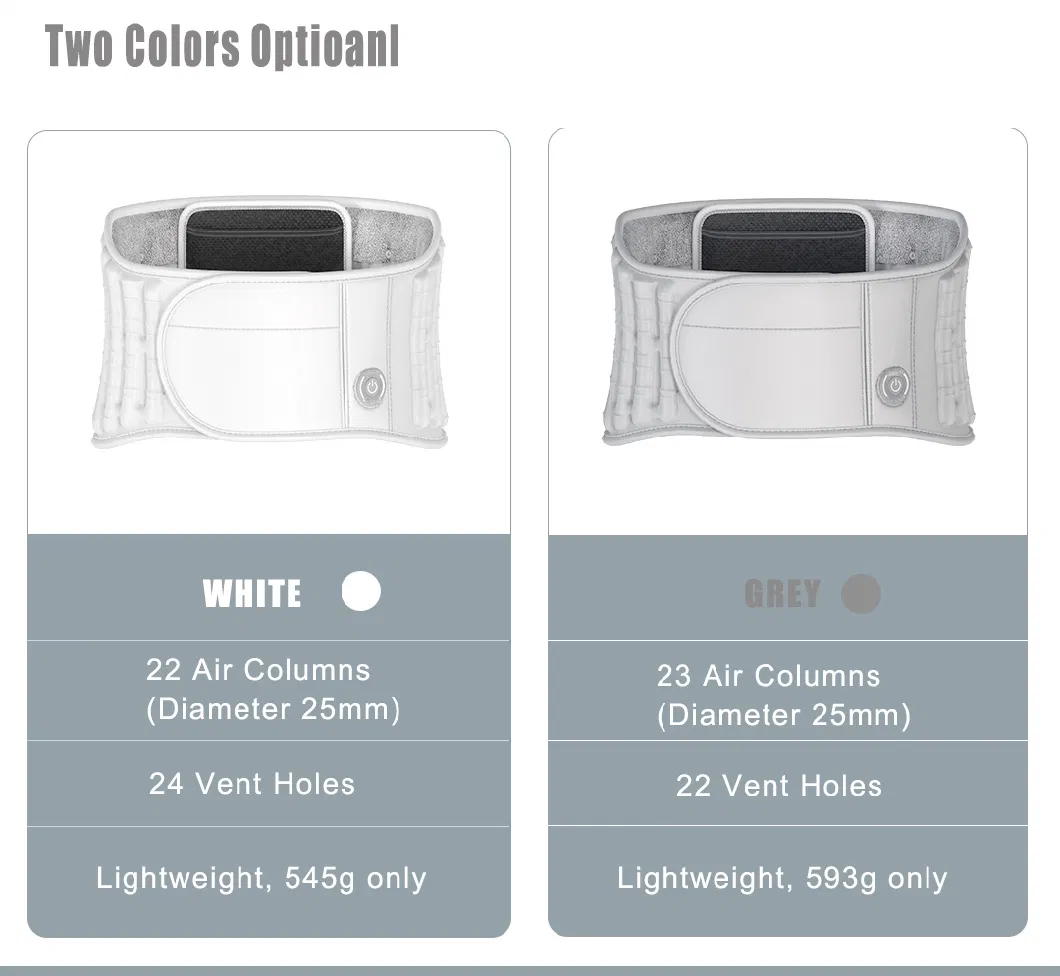 Graphene Heating Far Infrared Abdomen Support Device for Lumbar Traction