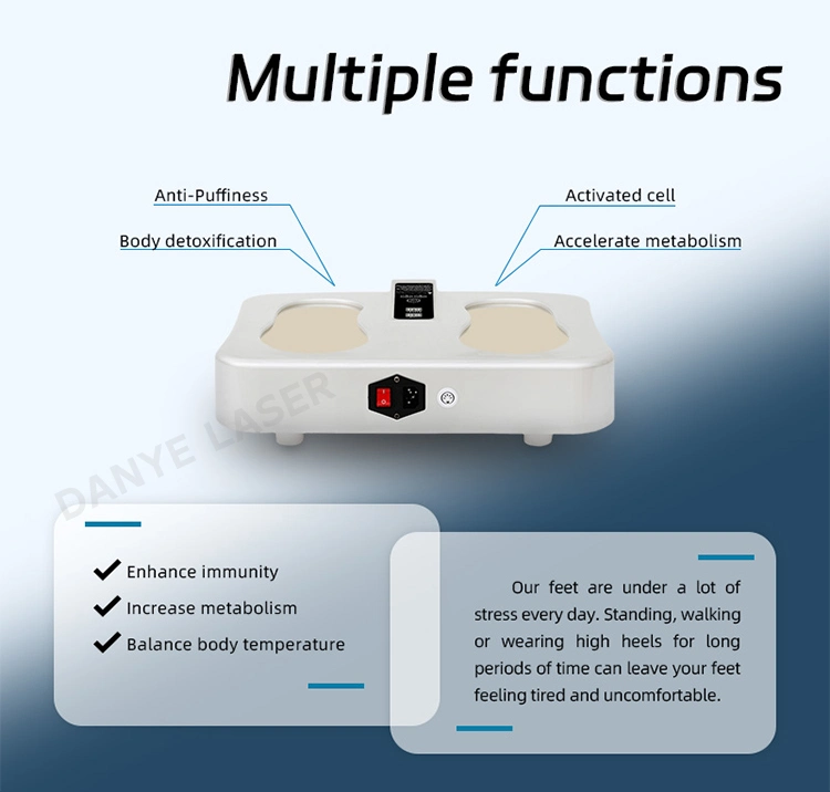 RF Electromagnetic Waves Heating Therapy Tera Hertz Foot Massage Device