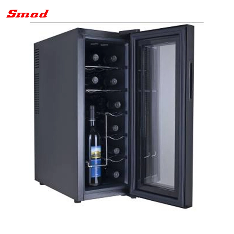 No Noise 12 Bottles 35 Liters Portable Mini Thermoelectric Wine Cooler