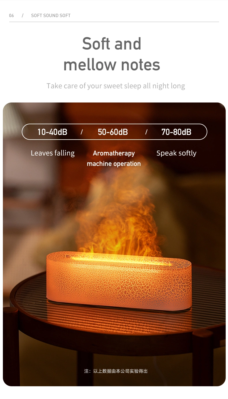 7-Colorful Flame USB Aromatherapy Essential Yoga Home Air Fragrance Diffuser