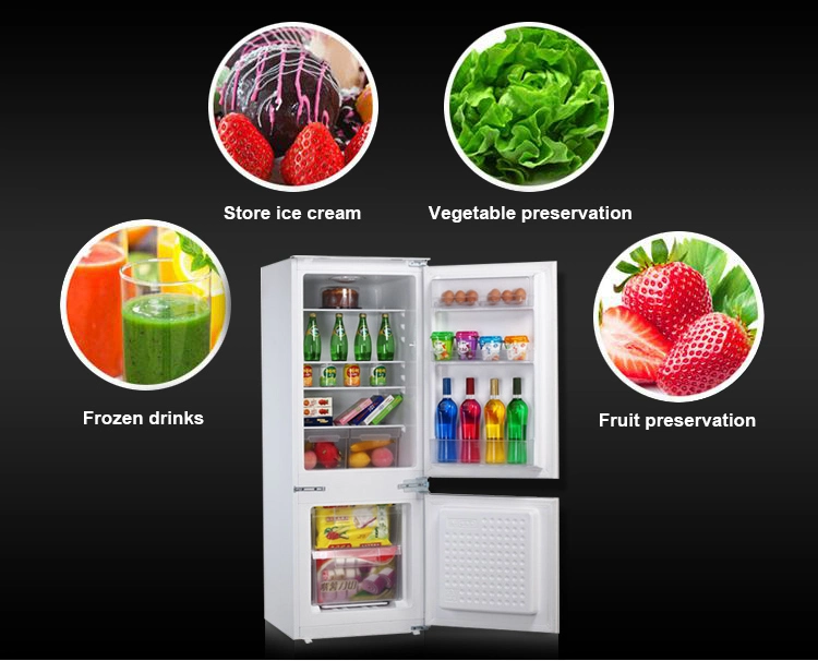Soundless Refrigerator and Freezer Double Door Hot Sale Cosmetic Fridge Refrigerato