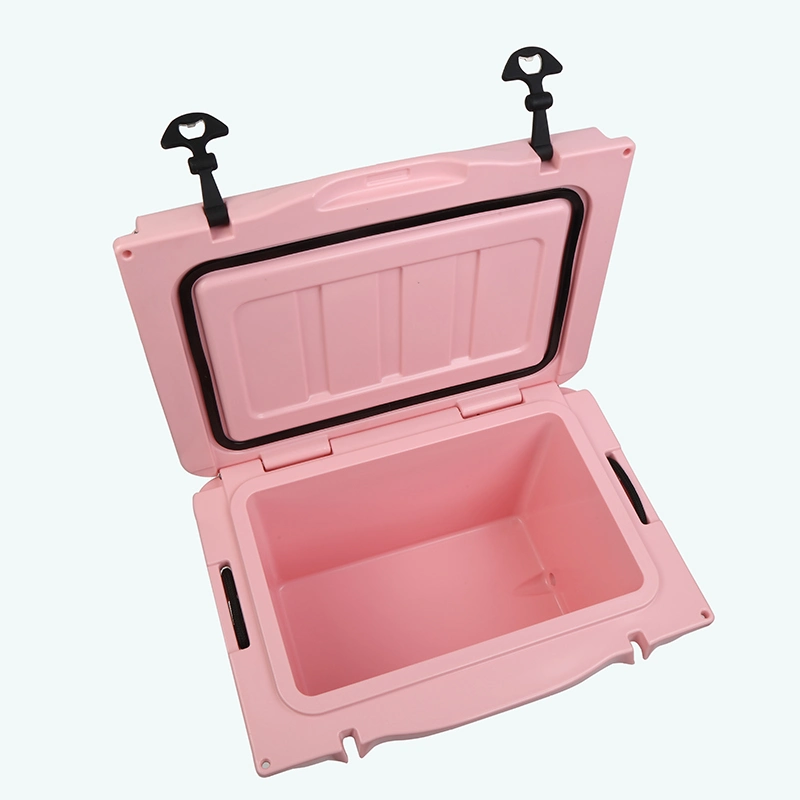 2023 Snowball Outdoor Insulated Ice Chest Roto Molded Beer Cooler Box Pink Color for Women Use