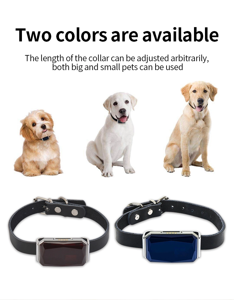 Pet Smart GPS Collar Locator Mini Intelligent Anti-Lost Waterproof Tracker for Pet Dog Cat Kids