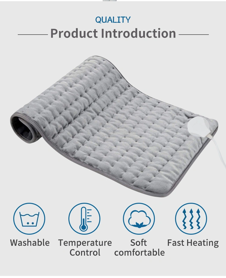 Heated Washable Quick Heat Over-Heat Protection Wearable Electric Blanket for Warm Winter