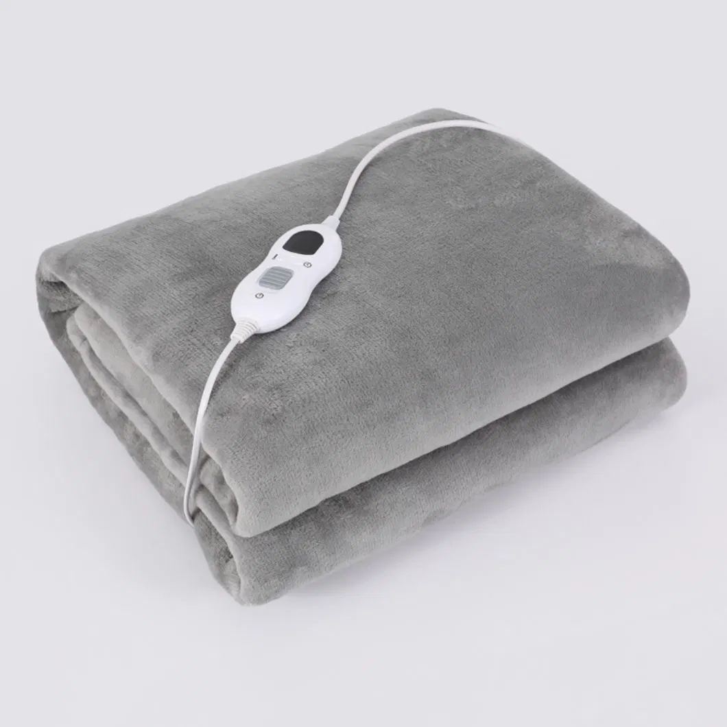 Hot Sales Online Electric Heating Blanket, Soft Sherpa Heated Throw Blanket