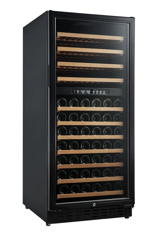 Black Door 111-Bottle Wine Cooler Box Wine Cellar Cooler Build in Furniture Dual Zones