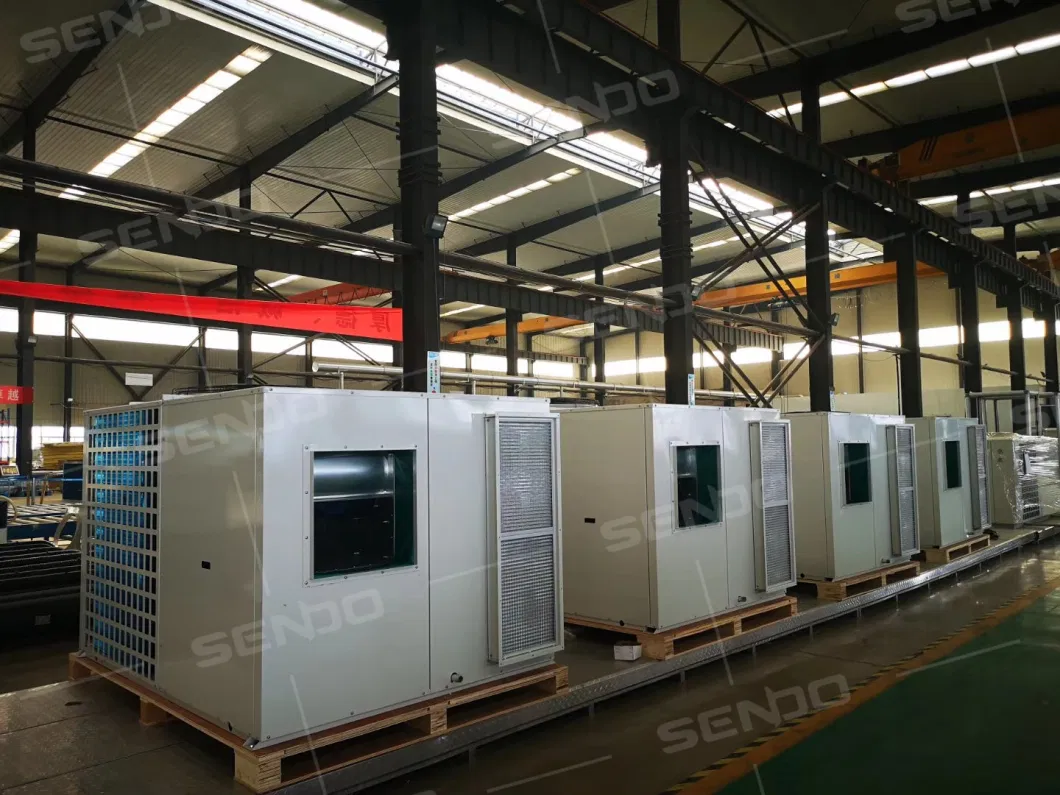 70 Kw R410A Industrial Air Cooled Rooftop Package Air Conditioner