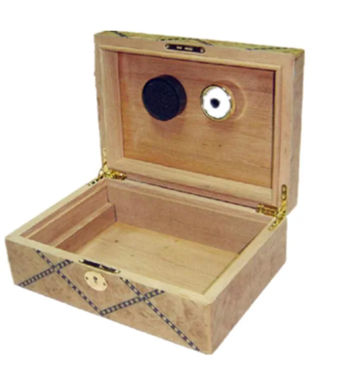 Wholesale Customized Fashion Design Wooden Cigar Box Humidor Gift Box Storage Box