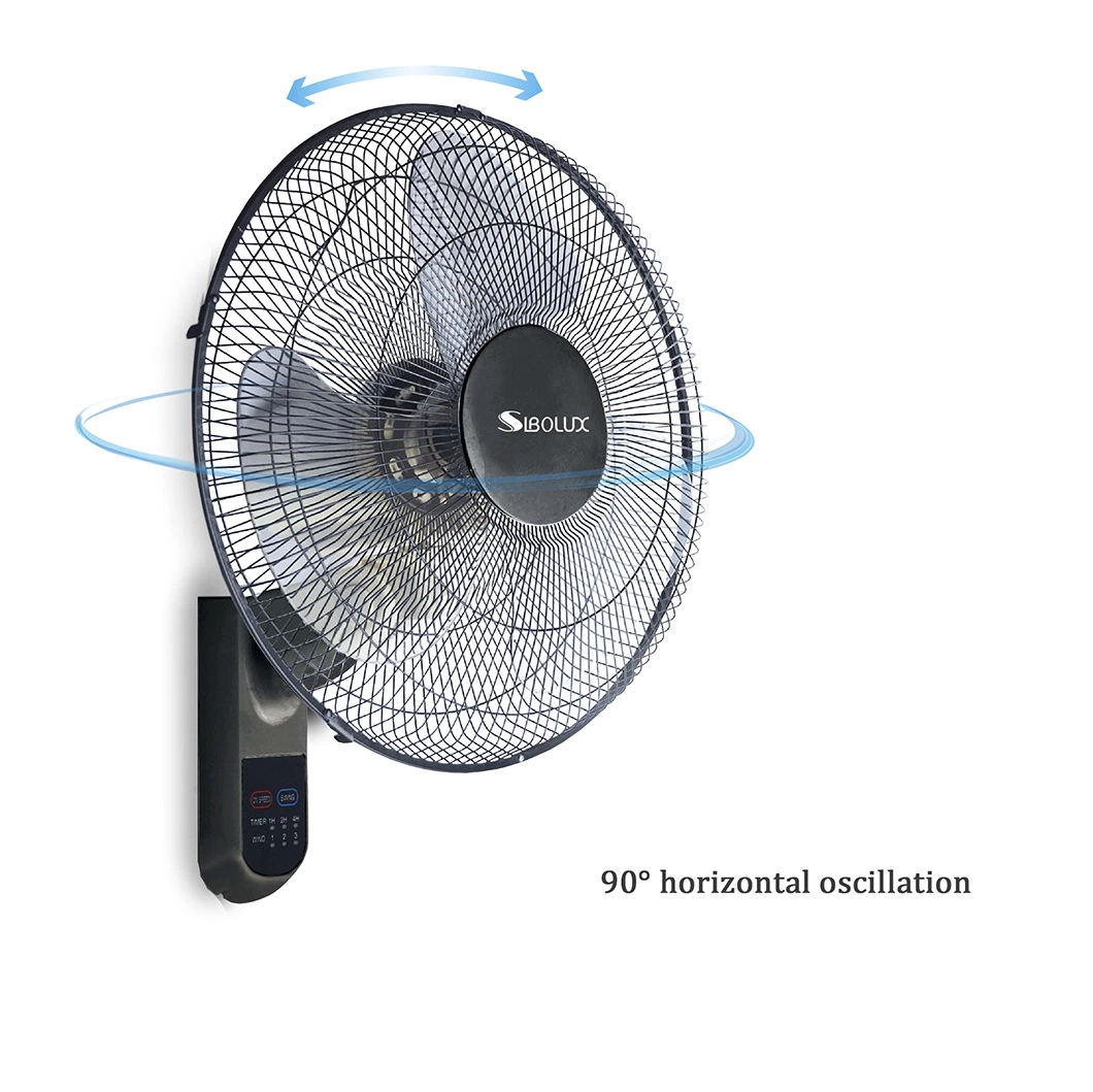 Smart Home Appliance Wall Mounted Fan Electrical Wall Mount Fan Air Cooling Fans Oscillating Wall Fan with Remote