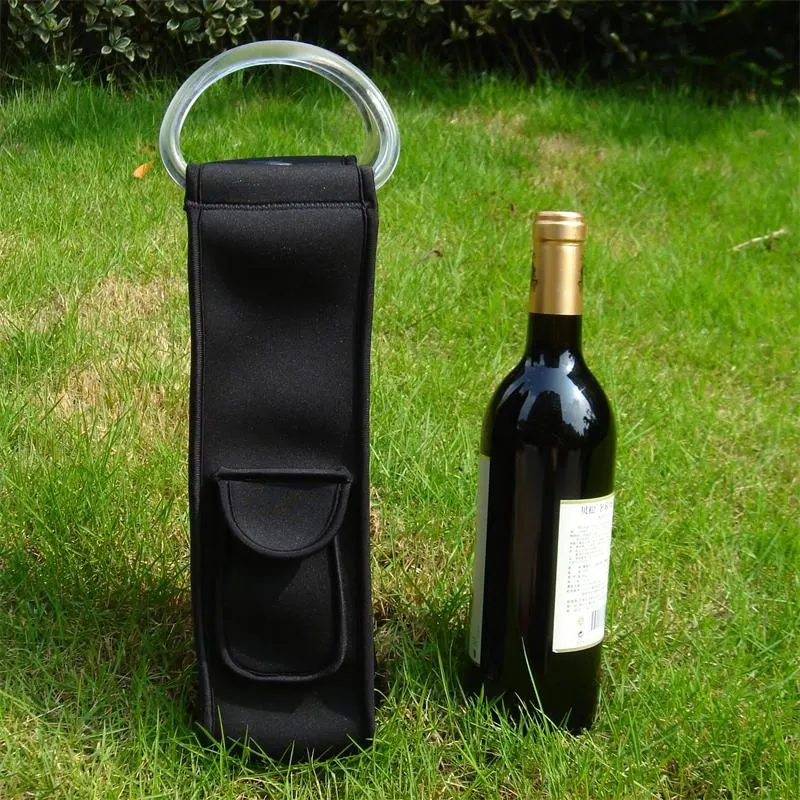 Wholesale Personalized Insulated Neoprene Wine Champagne Bottle Holder Cooler (BC0064)