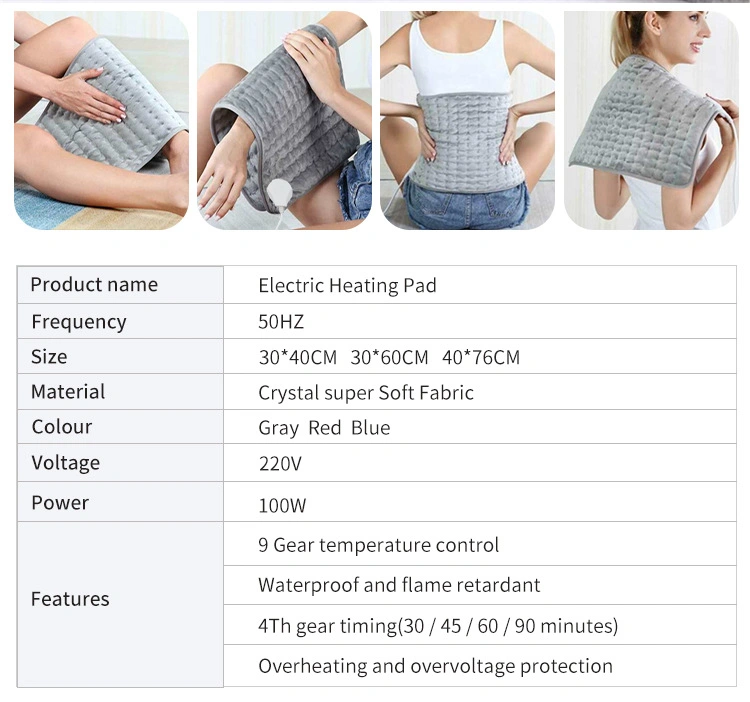 Heated Washable Quick Heat Over-Heat Protection Wearable Electric Blanket for Warm Winter
