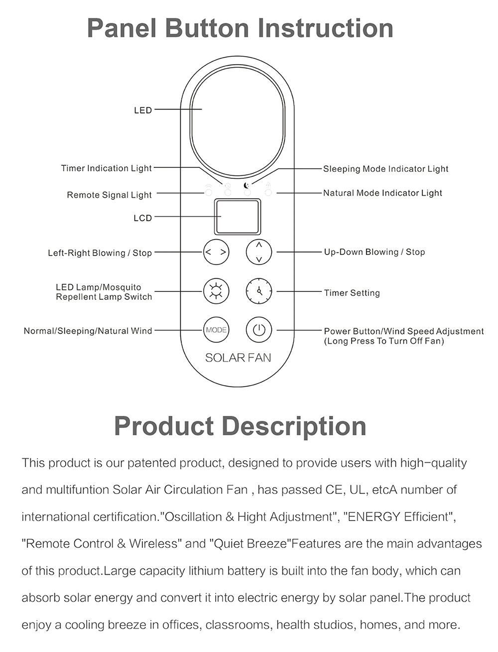 Air Circulator 360 Degree Circulation Fan, Evaporative Air Cooler and Tower Fan, Oscillating Bladeless USB Cooling Fan Household Cooling Fan