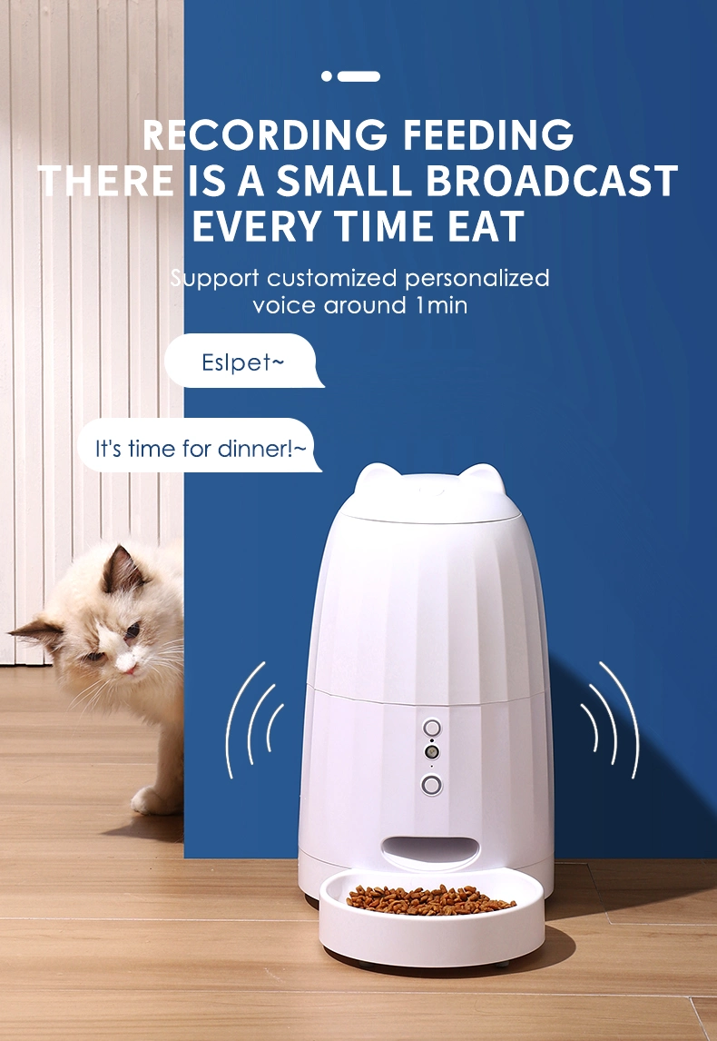 Intelligent Pet Food Distributor for Dogs and Cats Feeder with Remote APP Control