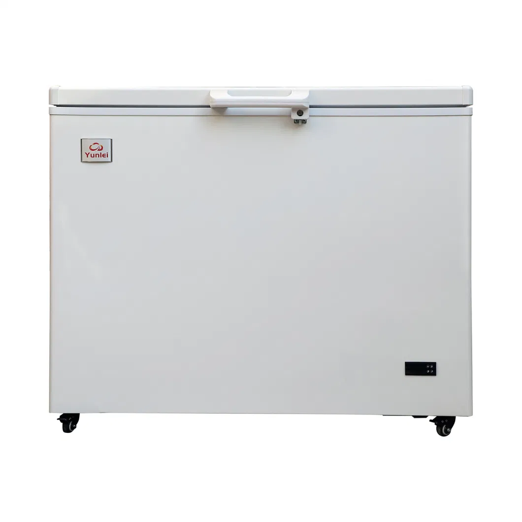 OEM SKD 64-300L12V/110V/220V Air-Cooled Controller Single Door Chest Freezer for Home