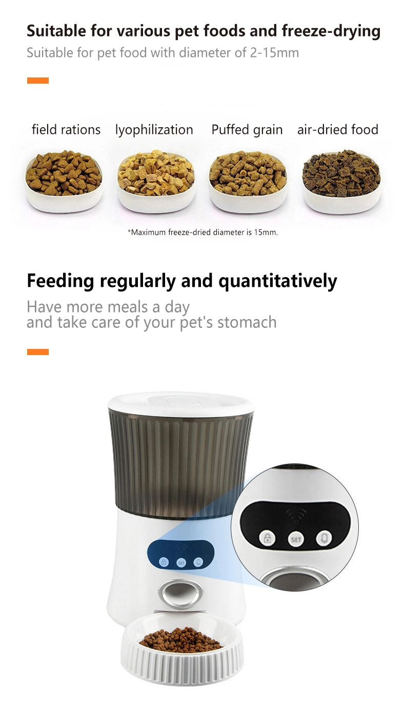 New Smart 6L Pet Feeder Automatic Pet Feeder