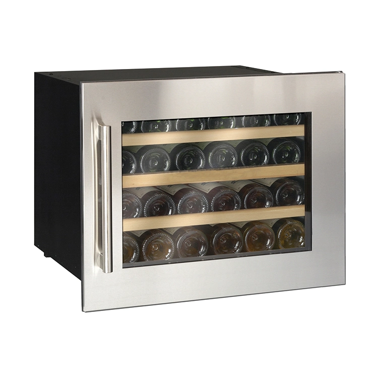 Custom Kitchen Use 24 Bottles Compressor Under Counter Built in Mini Wine Cellar Cooler Built-in Type