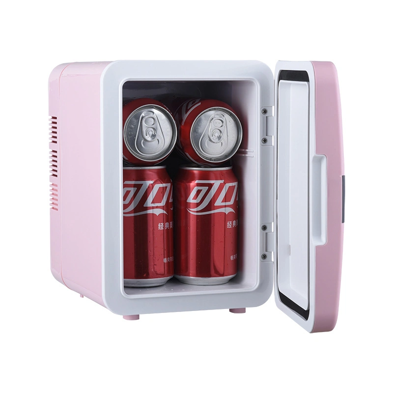 Pink 4L Cosmetics Promotion Gift Portable Household Mini Fridge for Camping