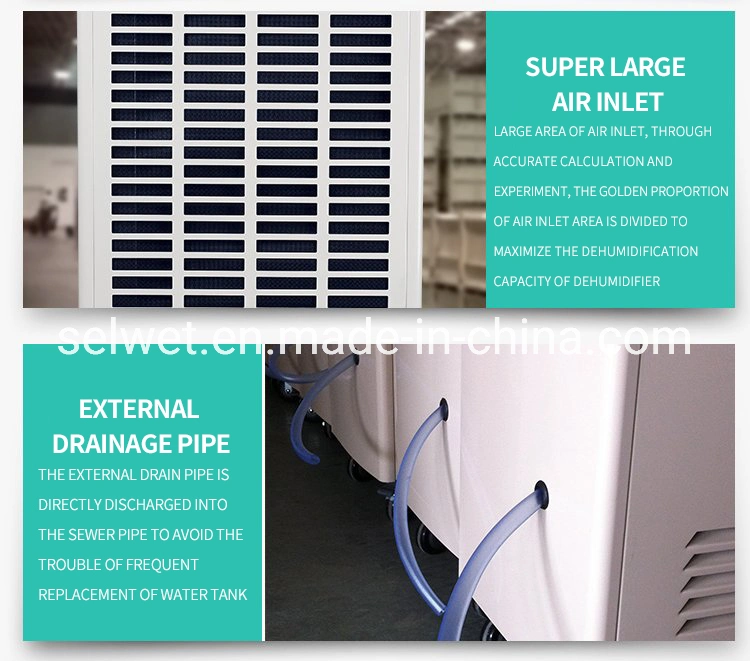 High Quality Air Cooling Type Smart Industrial Dehumidifier