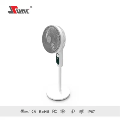  Ventilador de circulación de aire solar de sinceridad 24h Timer Smart Control remoto para el hogar, la oficina, interior