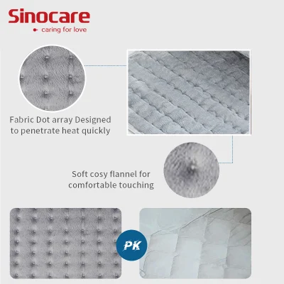 Sinocare Napa producto del dolor de espalda Tratamiento Térmico de alivio rápido de calentamiento de cuello y hombro manta eléctrica Napa