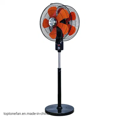 Pedestal al aire libre de ventilador de pie oscilante con 2 lados y 2 cuchillas.