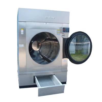 10kg-100kg Calefacción eléctrica de vapor secadora industrial secadora de tambor lavandería Comercial Máquina de lavandería