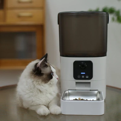  Elemento fresco 3 Smart Auto Alimentador Pet pet food dispensador con 20s inteligente de grabadora de voz de los gatos del alimentador de perros