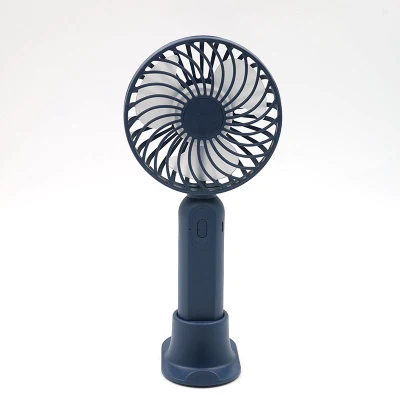 Soporte eléctrico de sobremesa recargable de pequeño tamaño con mango de mesa USB Miniventiladores portátiles portátiles