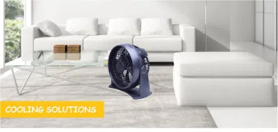  Carcasa de plástico fuerte circulador de aire de 8&quot; con 3 velocidades