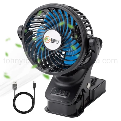  2021 USB Clip Fan, ventilador portátil 4&quot; con cable, ventilador pequeño con un Resistente abrazadera, Personal silencioso ventilador de mesa &amp; Clip Precio ventilador