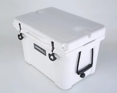 Bola de nieve 35L cerveza de calidad alimentaria Caja de hielo aislado coche rotomolded Logotipo de la Marca de la caja del refrigerador para camping