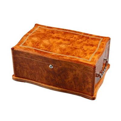 Caja de moisturizing Hot-Selling Caja de Humidor de Cigarro de Madera de Cedro con Caja decorativa del humidificador higrómetro