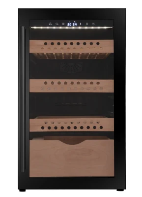 Humidor de puros personalizados fabricante de cigarros puros compresor armario armario de madera de cedro español hidratante estantería