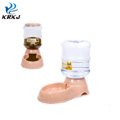 Tc3079 paja de trigo 3,8L Pet Drinker automático Perro agua de gato Dispensador