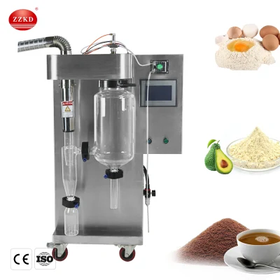  Balanza de laboratorio Industrial Spray Secador de máquina leche polvo Spray secado Fabricantes piloto Mini Spray Secador 2L 5L 10L para la venta