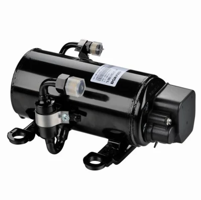  12V/24V DC Fuente de energía solar Aparcamiento coches Mini coche portátil Techo 12V Aire acondicionado coches compresor Jfsb116z12