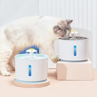  Fuente automática de agua para mascotas dispensador de bebida para mascotas pequeñas Perros