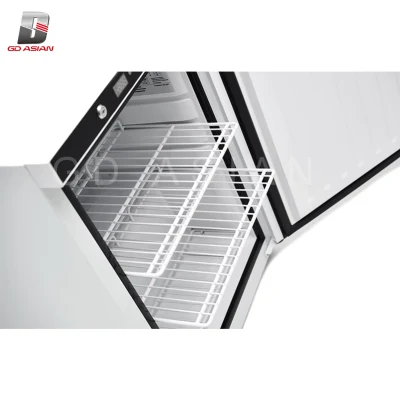 La parte superior blanca Venta Mini Chiller vertical refrigerador comercial Sr20W