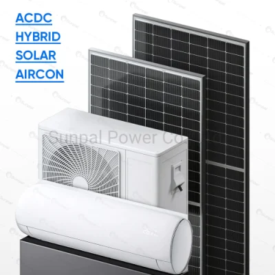 Automoción de alta eficiencia Aircon 2 Ton 3HP 24000BTU Hybrid Solar Aire acondicionado eléctrico para el hotel
